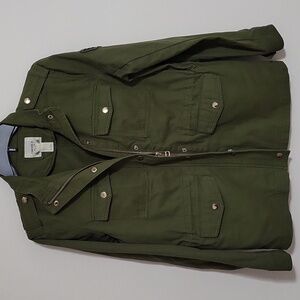 Forever 21 Army/Military Cotton Jacket